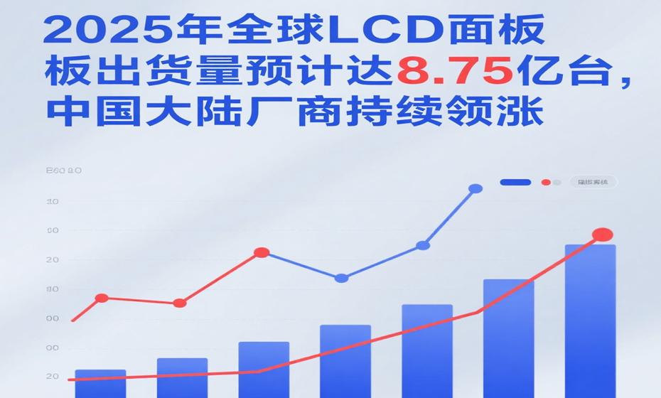 Si prevede che le spedizioni globali di pannelli LCD raggiungeranno gli 875 milioni di unità entro il 2025, con i produttori della Cina continentale che guideranno la crescita