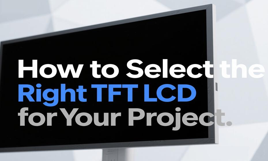 Come scegliere il display LCD TFT più adatto al tuo progetto?