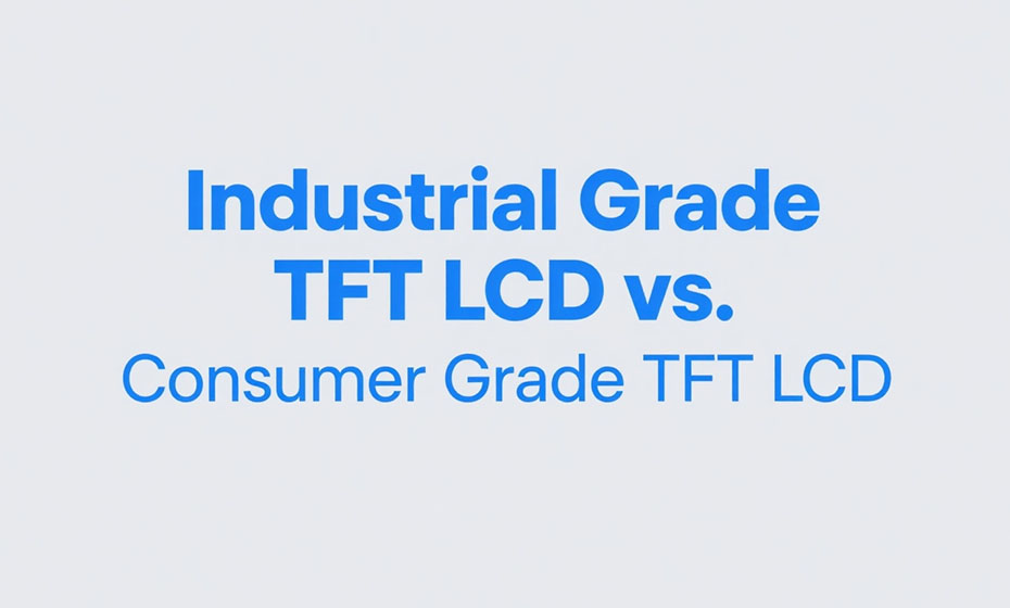 LCD TFT di livello industriale vs. LCD TFT di livello consumer