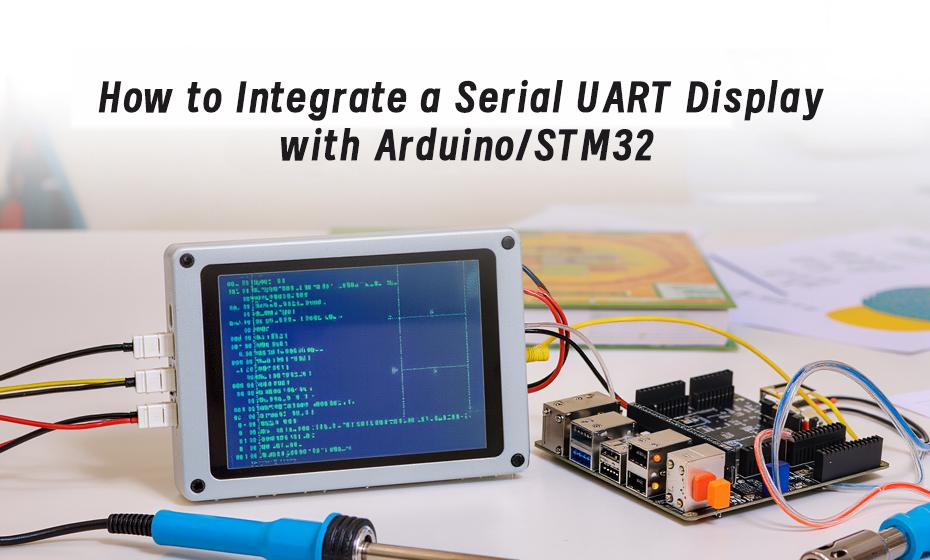 Come integrare un display UART seriale con Arduino/STM32