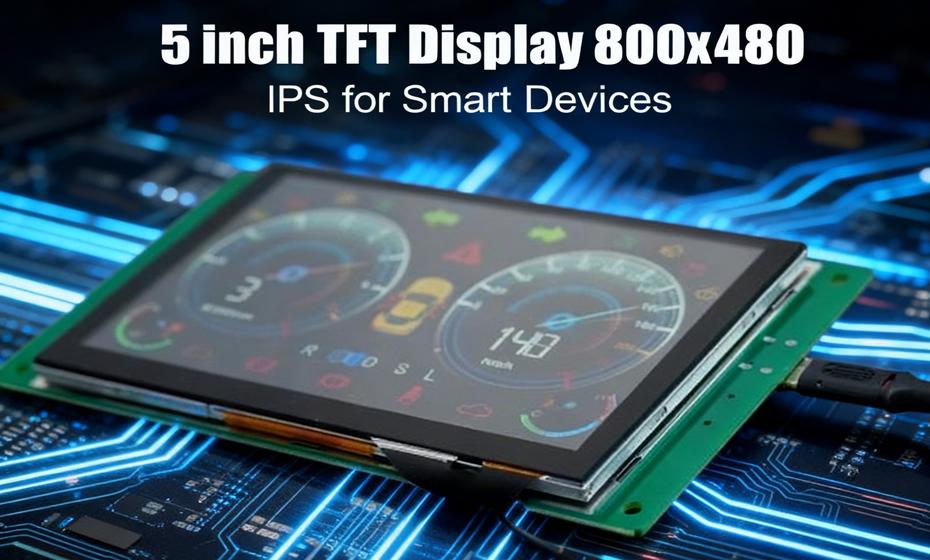 Display TFT da 5 pollici 800x480 IPS - Schermo LCD industriale ad alta luminosità per dispositivi intelligenti
