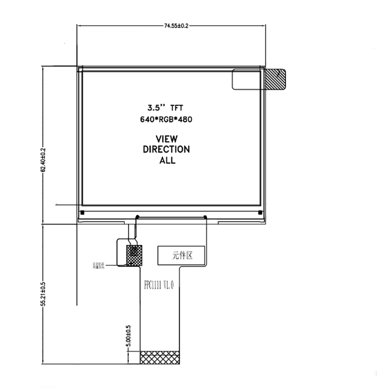 tft lcd display
